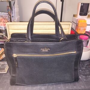 Black Leather Men's Bag